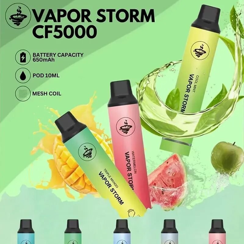 VAPOR STORM風暴5000口拋棄式 VAPOR STORM風暴5000口拋棄式