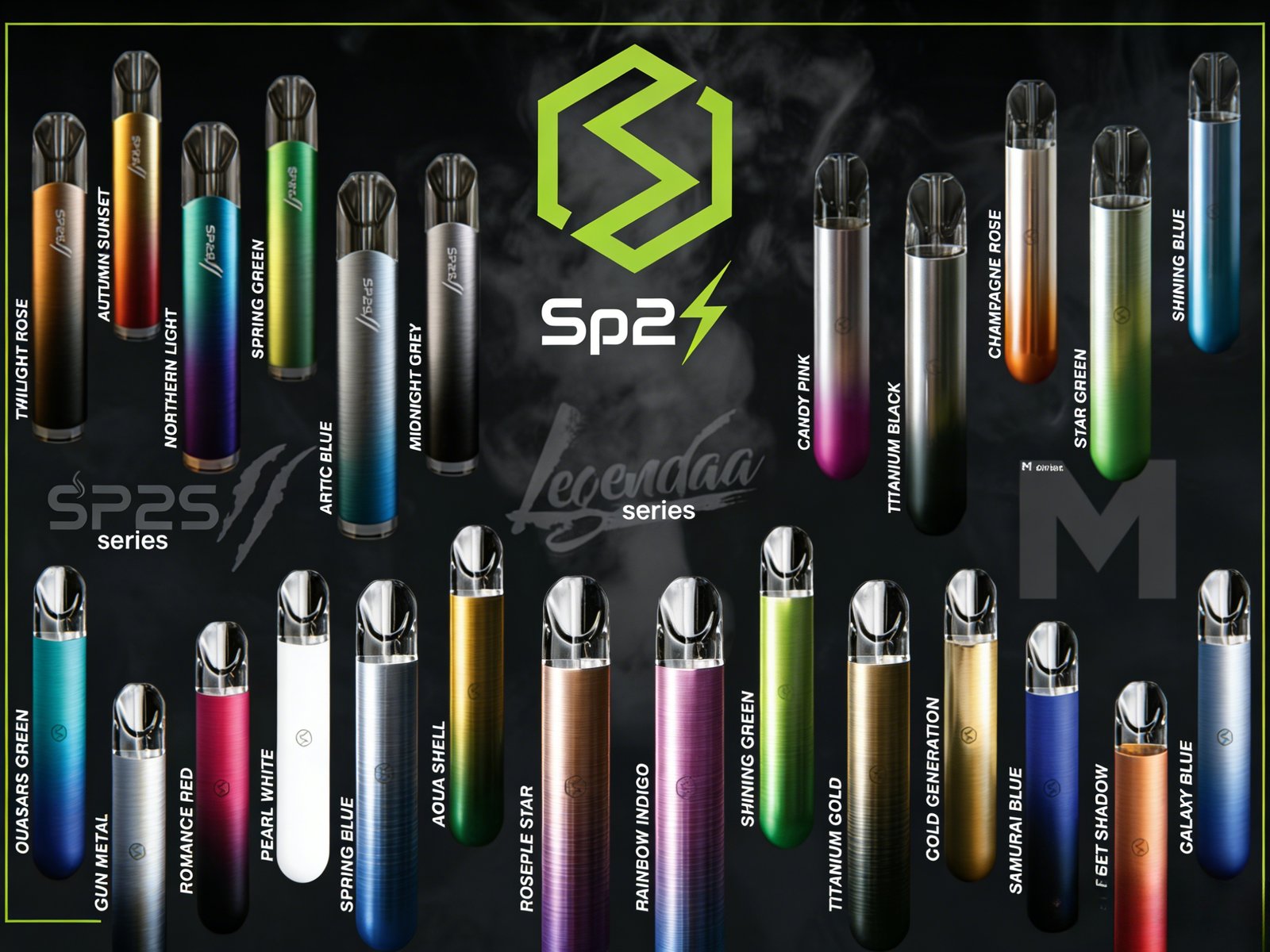 SP2S 思博瑞電子煙主機與產品系列