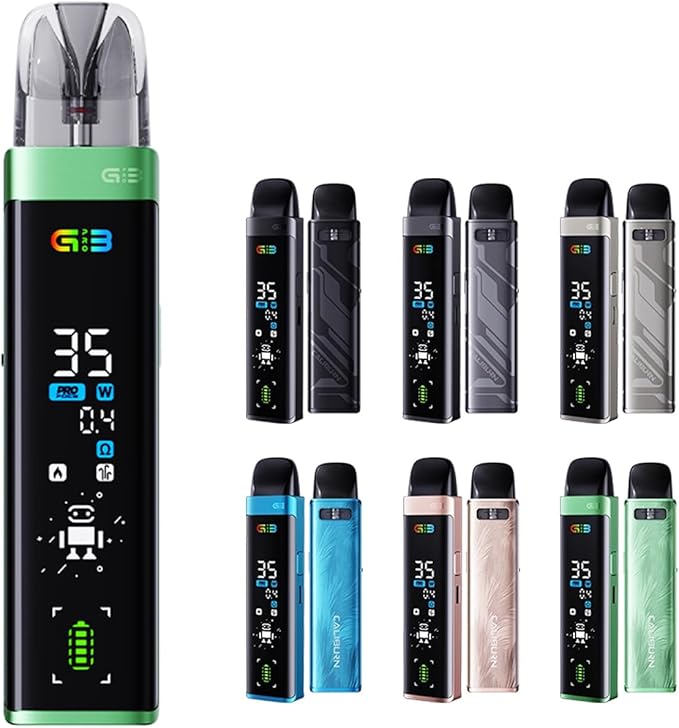 UWELL-Caliburn-G3-PRO-小煙主機套裝-商品顏色及細節展示